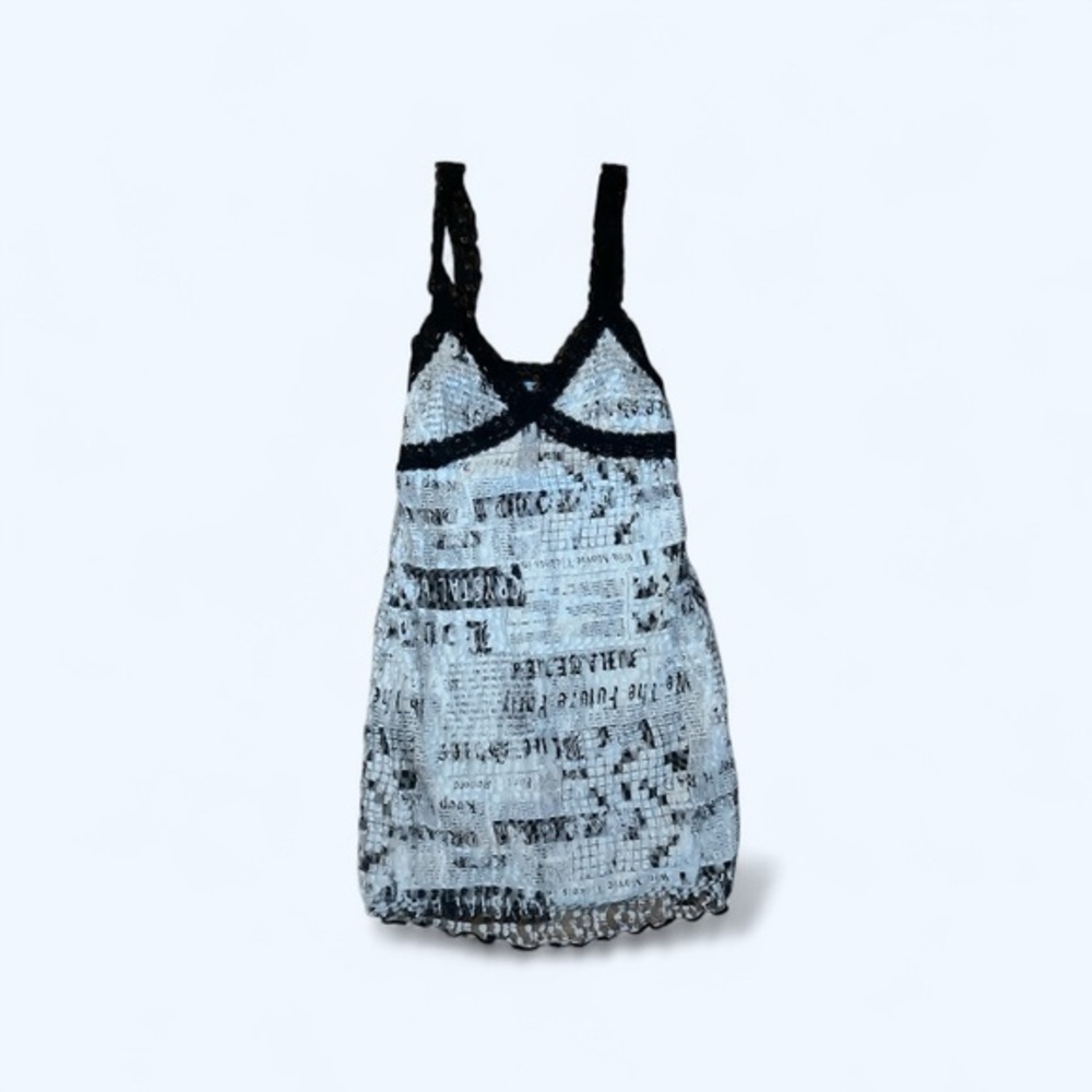 Urban Outfitters Black and White Lace Dress